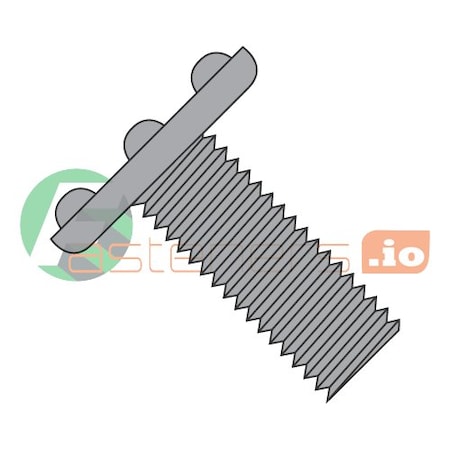 Newport Fasteners Weld Screw, #10-24, 1/2 in, Top Projection, Steel, Plain Finish, 3000 PK 749732